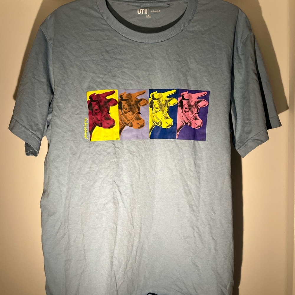 Uniqlo x Kashiwa Sato Andy Warhol Short Sleeve Cow Art Tee